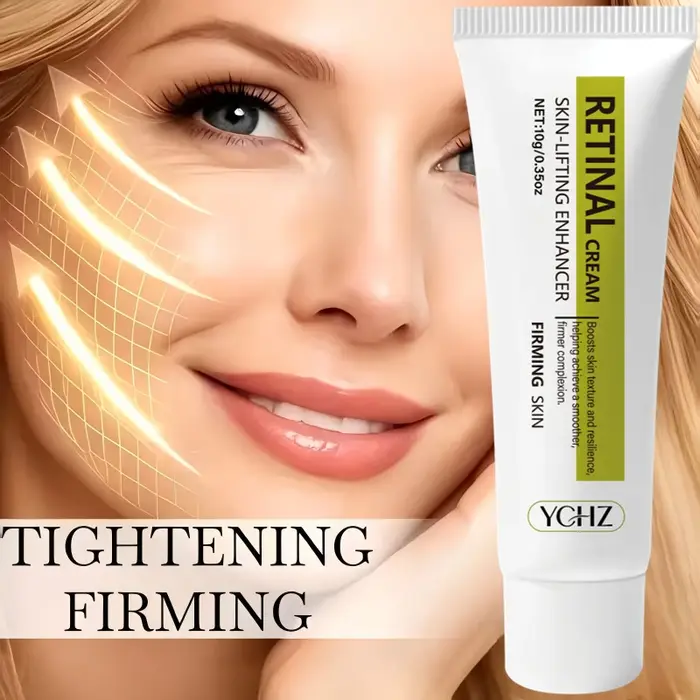 Crème raffermissante pour les yeux au rétinol, hydrate en douceur la zone des yeux, hydrate et nourrit en profondeur, texture douce, convient aux hommes et aux femmes, s'adapte à différents types de p
