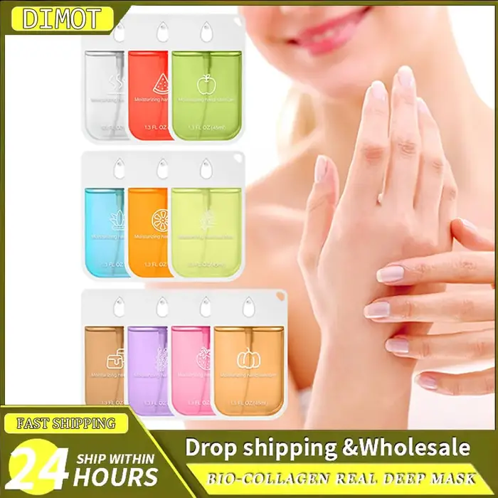 1 pièces nouveau Spray hydratant pour les mains pour adultes et enfants multi-saveur nettoie vos mains brume hydratante main taille de voyage