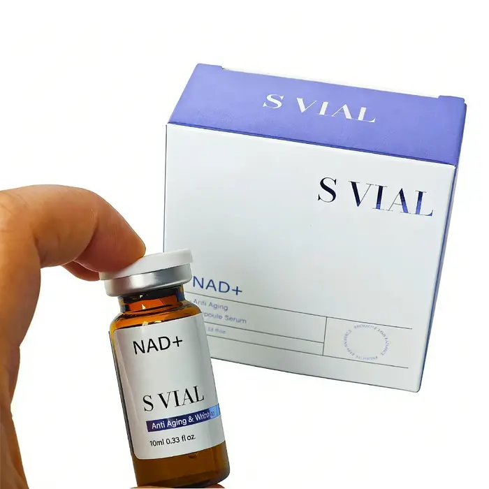 Ampoule de 10 ml NAD + Acide Hyaluronique, booster cutané, lifting, raffermissant, anti-rides, répar
