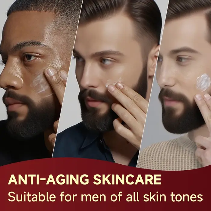 Crème pour le visage pour hommes au collagène et au rétinol – Anti-âge