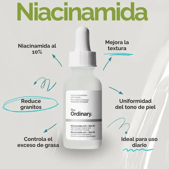 Sérum The Ordinary Niacinamide 10% + Zinc 1% 30ml