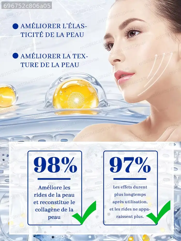 Rides n° Peau semblable à une coquille d'œuf, peau lisse et saine
