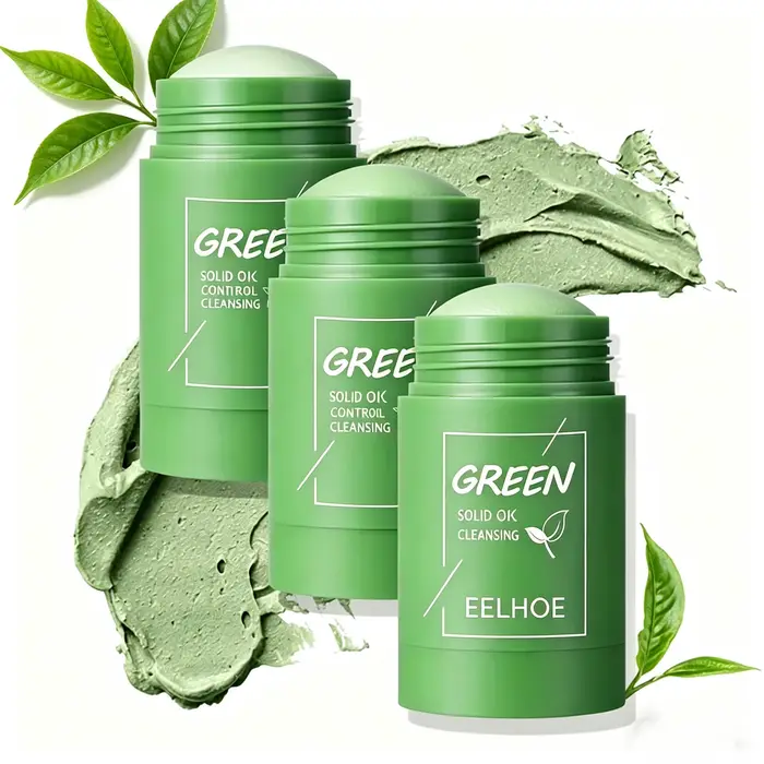 Bâtonnet d'argile au thé vert pour le visage