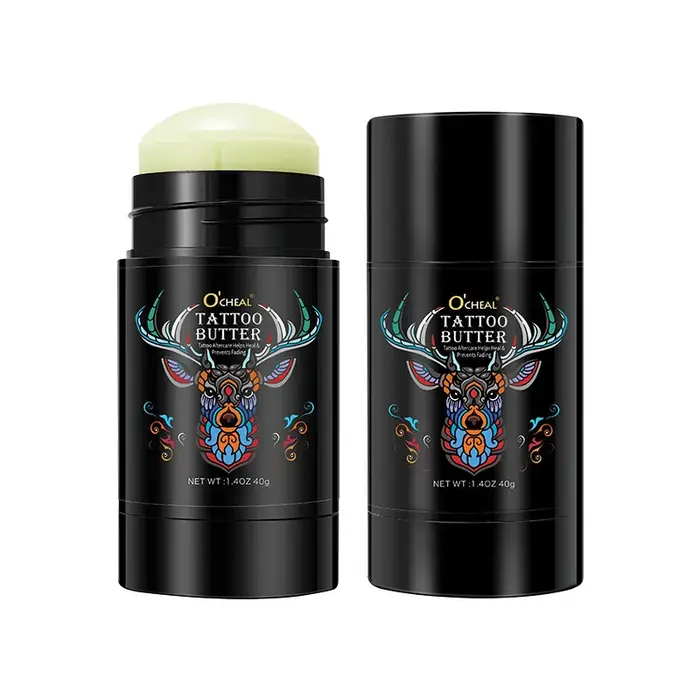 Crème de soin pour tatouage, baume nourrissant pour tatouage, stick pour une préservation durable de la couleur, pâte apaisante pour la peau tatouée