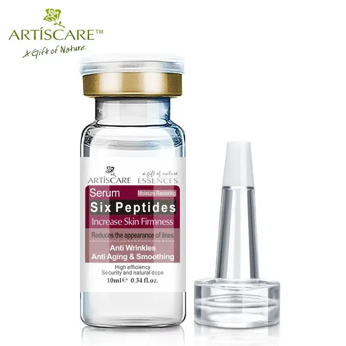 Six peptide crème anti-rides vieillissement hydratant blanchissant lifting visage peau réparation essence liquide