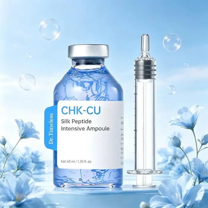 CU Blue Copper Silk Intensive Collagen Peptide Ampoule Essence