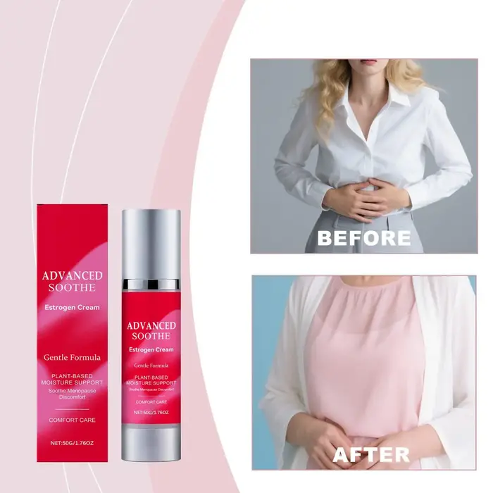 Crème d'étrogène 50g, crème d'équilibre pour ménopause, Lotion apaisante nourrissante pour la peau p
