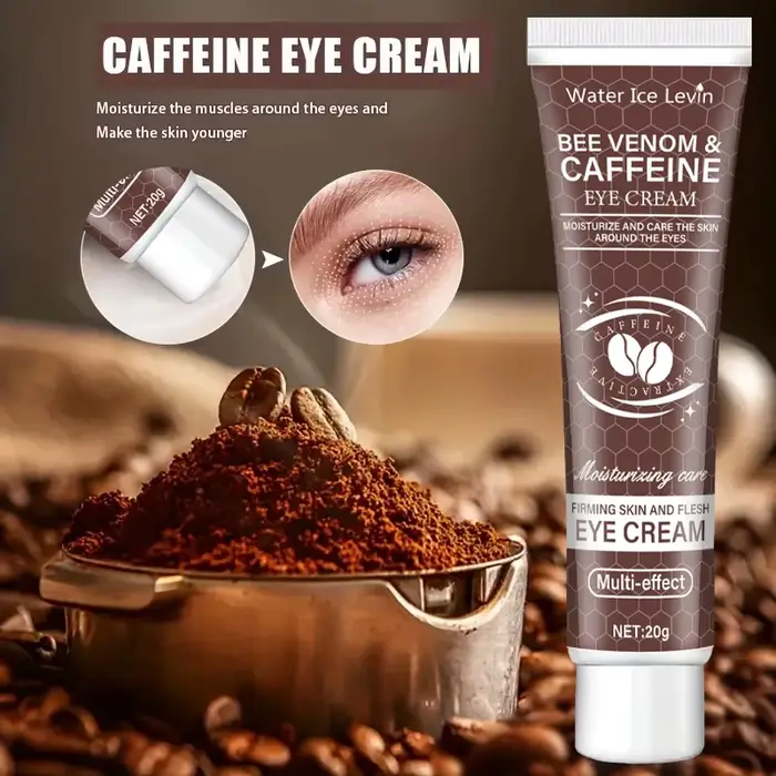 Crème pour les yeux au venin d'abeille et à la caféine