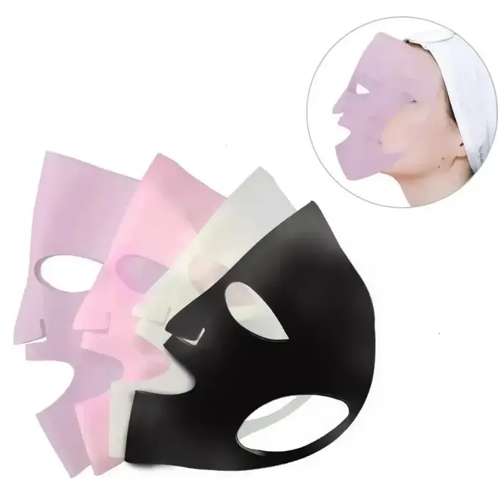Masque facial en silicone réutilisable