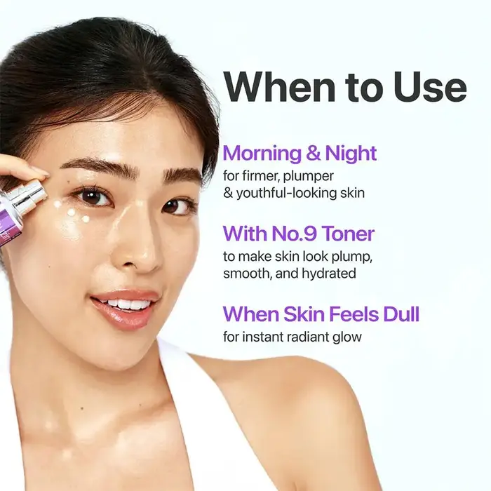 NAD + No.9 crème pour les yeux estompe les ridules liquide Essence ultrasonique supprimer les cernes Lifting-sil