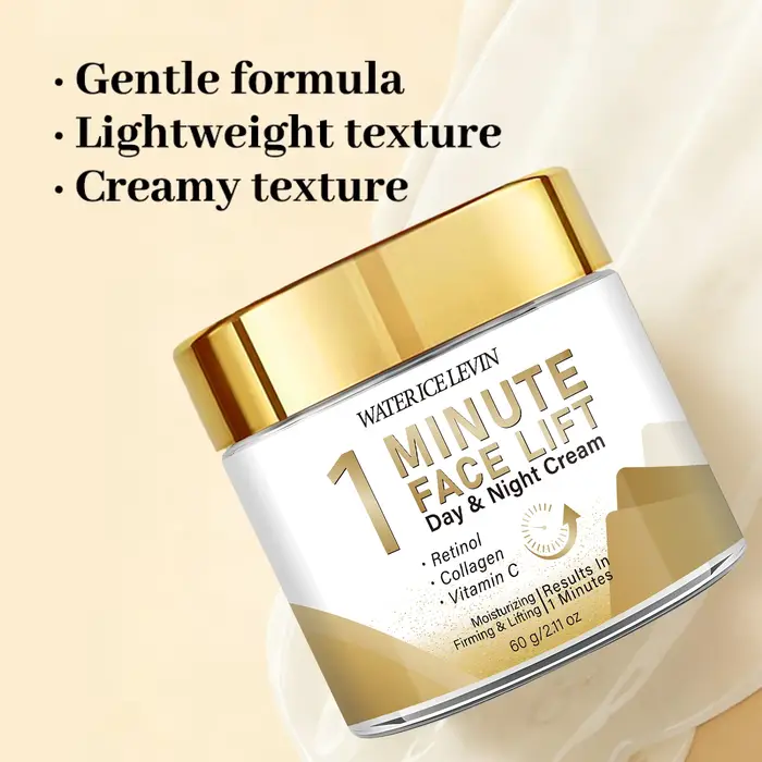 Crème liftante pour le visage en 1 minute. Rétinol