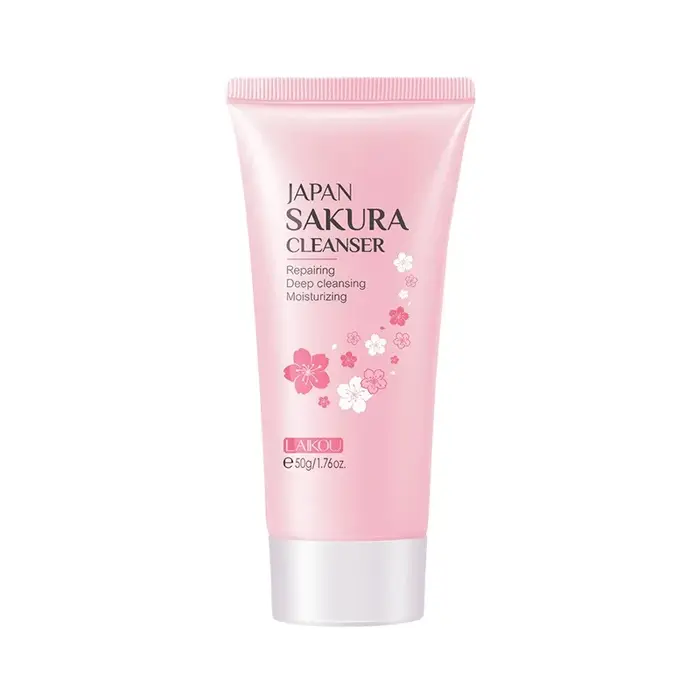 Sakura nettoyant mousse riche nettoyage en profondeur enlever la graisse améliorer la crème de lavag