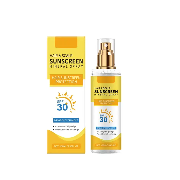 SPF30 + cuir chevelu Spray résistant au soleil prévenir les coups de soleil longue durée protéger la