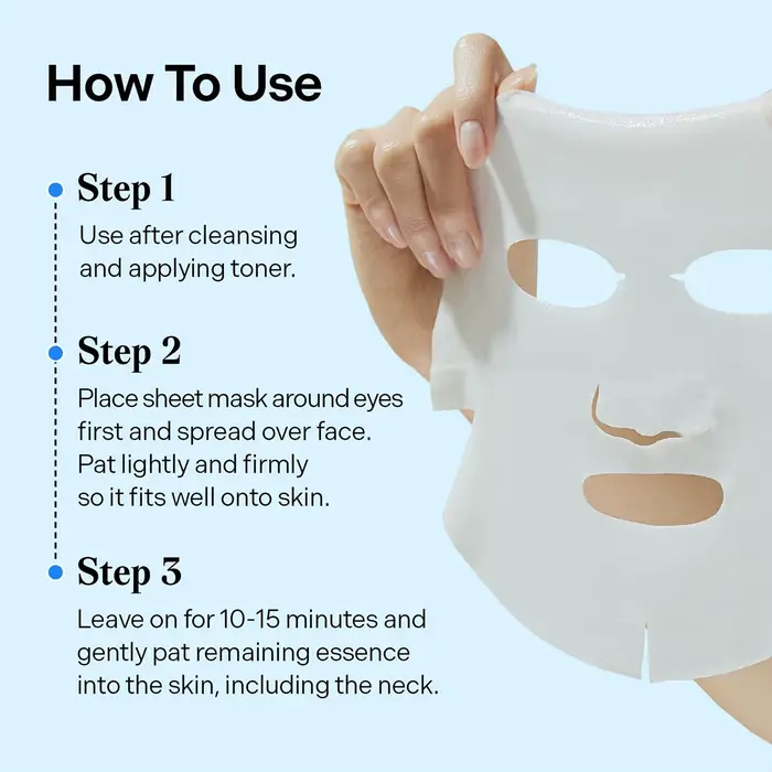 Torriden DIVE-IN Masques pour le visage à l'acide hyaluronique 10 pièces, fins et adaptés à la peau,