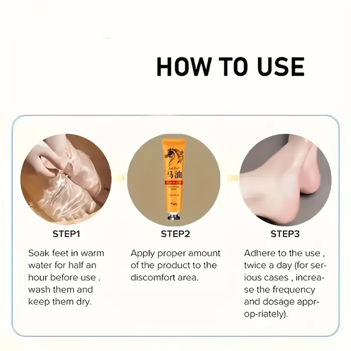 SUYARUN Premium huile de cheval soin des pieds aux mains bâton-baume hydratant et réparateur Intense pour peau sèche et