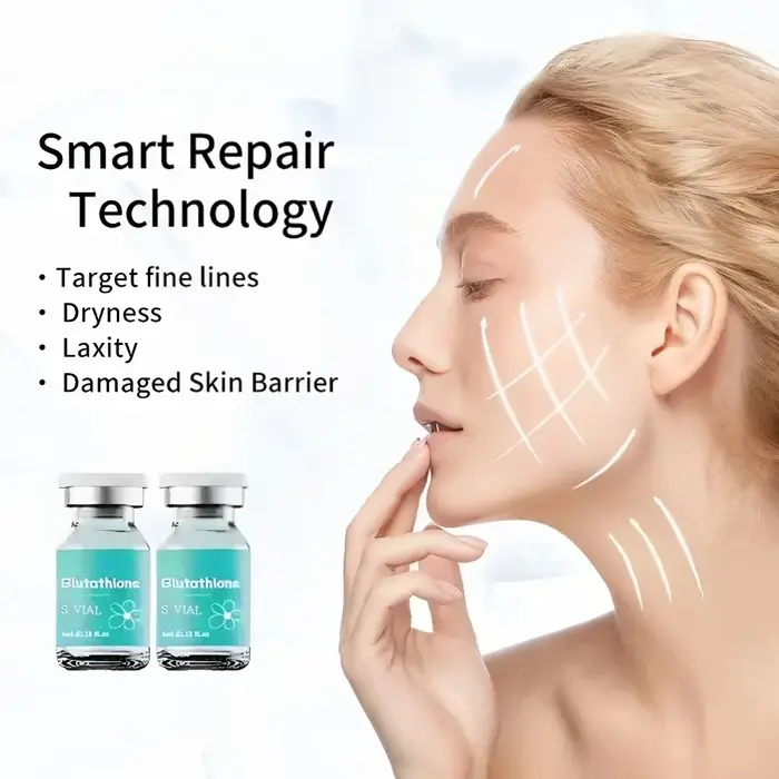Essence d'ampoule éclaircissante au glutathion 4 ml × 5 - Sérum hydratant en profondeur pour l'élasticité de la peau
