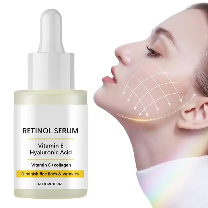 Sérum visage rétinol hydratant en profondeur plus jeune estompe ligne Fine levage raffermissant réparation lisse serrer