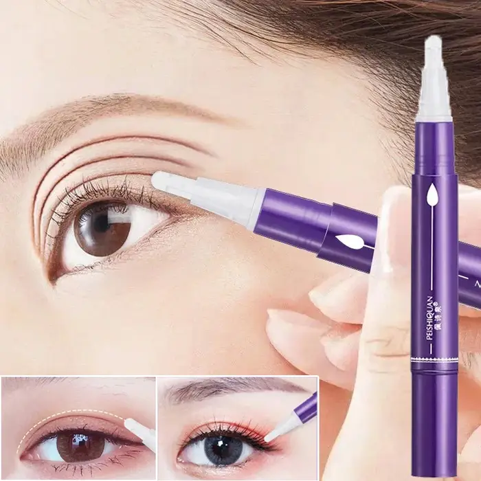 Stylo Crème Professionnel pour Paupières Double Effet