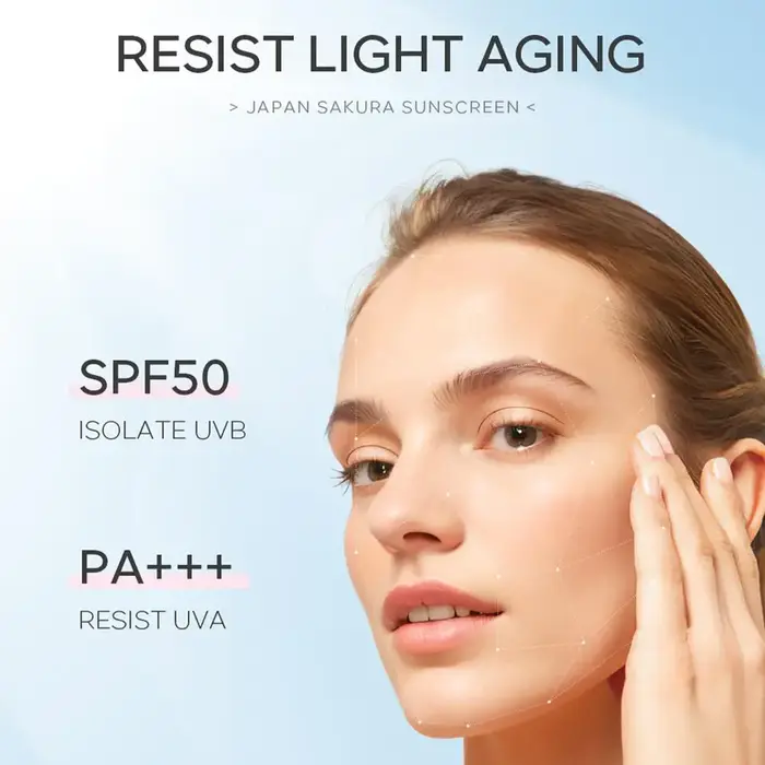 Sakura crème solaire SPF50 bloc