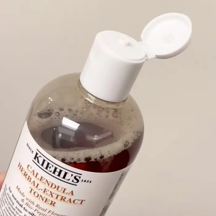 Tonique à l'extrait de calendula Kiehls 250ml 40ml Sans alcool Apaisant Contrôle du sébum Soulagement des rougeurs Minimisation des pores Pour peaux grasses